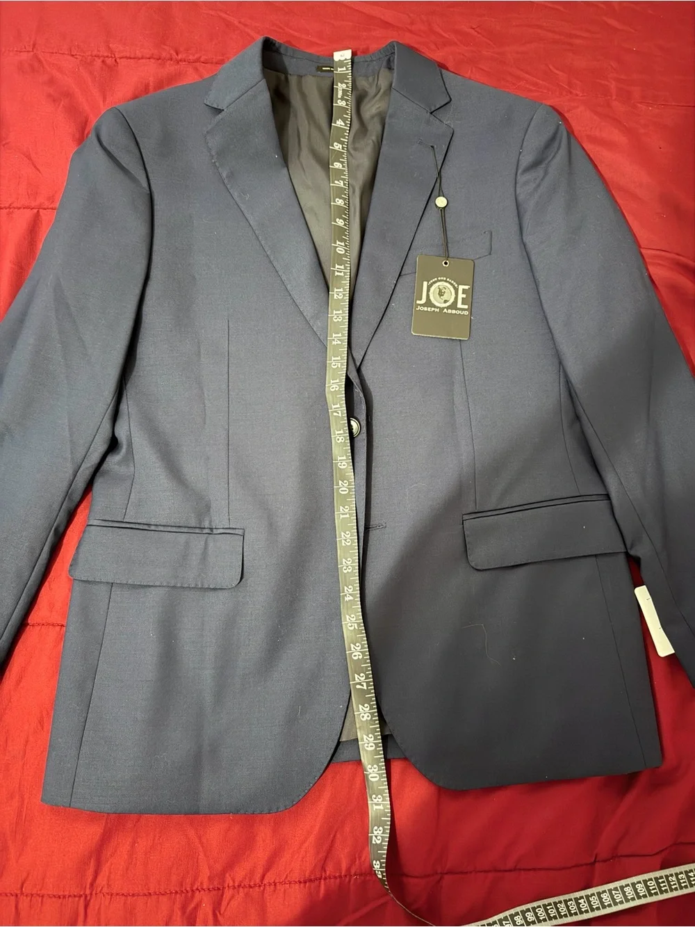 Joseph Abboud Navy Two-Button Sport Coat